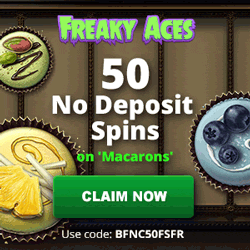 $/€/£/50 free spins no deposit