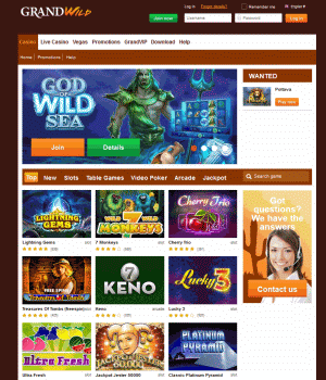  Grand Wild Casino Welcome Bonus